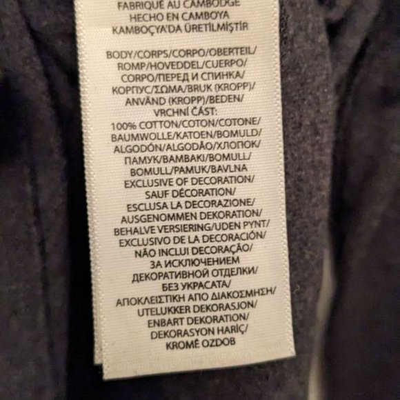 Ralph Lauren Custom Slim Fit Dark Grey Long Sleeve Polo - Picture 8 of 8